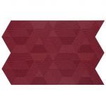 Revestimentos de parede em cortiça - Muratto (Strips Geometric Bordeaux)