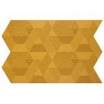 Revestimentos de parede em cortiça - Muratto (Strips Geometric Yellow)