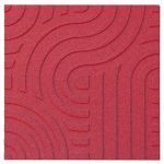 Revestimentos de parede em cortiça - Muratto (Strips Wave Red)