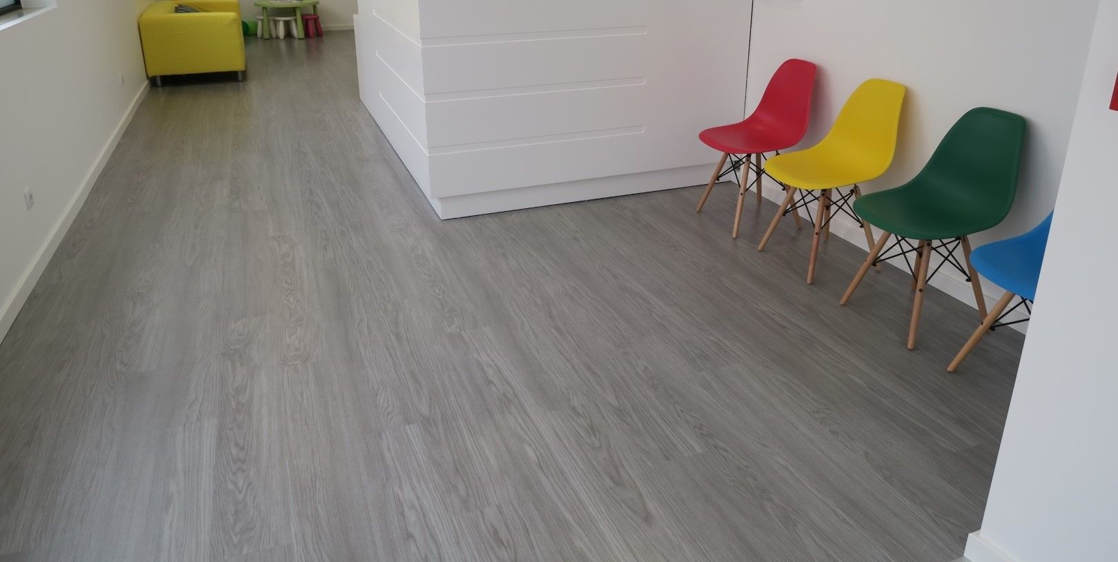 Grey Pure Oak laminate flooring