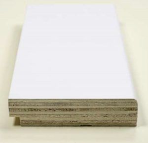 Pied de page en contreplaqué blanc